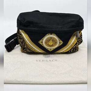 Versace Baracco Nylon Belt Bag